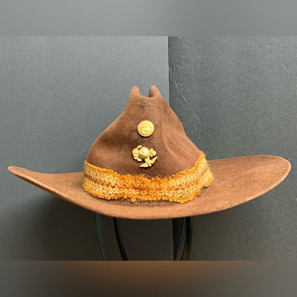 Vintage Stetson 4X Beaver?? Western Cowboy Hat Size 7 Brown XXXX